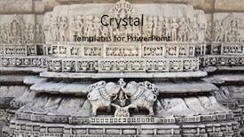  Presentation with jain temple - Audience pleasing PPT theme consisting of jainism - adinath jain temple in rajasthan backdrop and a mint green colored foreground