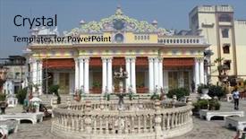  Presentation with jain - PPT layouts consisting of jainism - jain temple kolkata west bengal background and a seafoam green colored foreground