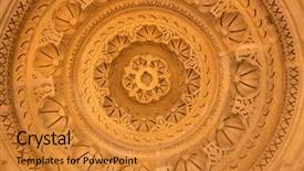  Presentation with jain - Audience pleasing slides consisting of jainism - jain temple of amar sagar backdrop and a gold colored foreground