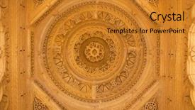  Presentation with jain - Theme featuring jainism - jain temple of amar sagar background and a gold colored foreground