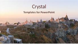  Presentation with jain - Presentation enhanced with jainism - jain temples on top background and a lemonade colored foreground