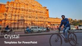  Presentation with rajasthan - Beautiful presentation design featuring jaipur-india-november-18-2012 backdrop and a dark gray colored foreground