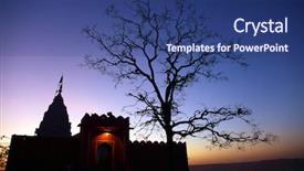  Presentation with surya - Presentation theme consisting of jaipur the sun temple surya background and a ocean colored foreground