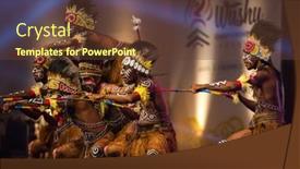  Presentation with papua indonesia - Presentation theme with jakarta-indonesia-november-13-2015 background and a tawny brown colored foreground