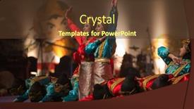  Presentation with opening ceremony - Audience pleasing PPT layouts consisting of jakarta-indonesia-november-13-2015 backdrop and a tawny brown colored foreground