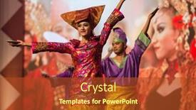  Presentation with opening ceremony - Slide deck having jakarta-indonesia-november-13-2015 background and a tawny brown colored foreground