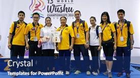  Presentation with gold medal - 