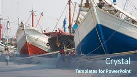  Presentation with old people - Presentation with jakarta-indonesia-september-9-2015 background and a ocean colored foreground