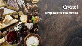  Presentation with wine cheese - Colorful theme enhanced with jam product - cheese platter with organic cheeses backdrop and a violet colored foreground