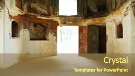  Presentation with mughal - Slide deck enhanced with jama - humayun's tomb delhi india background and a coral colored foreground