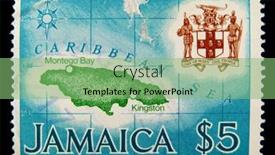  Presentation with 1970 - Presentation theme having jamaica-circa-1970-th background and a seafoam green colored foreground