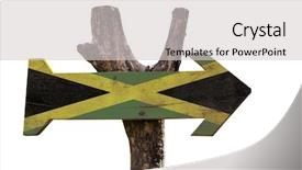  Presentation with jamaica - Audience pleasing PPT theme consisting of businessman having fun taking a break in the office at work backdrop and a light gray colored foreground