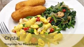  Presentation with festivals - Amazing slide deck having jamaican breakfast ackee and saltfish callaloo jamaican festivals backdrop and a yellow colored foreground