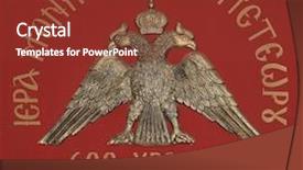  Presentation with monastery - Cool new presentation design with james bond - great meteoron monastery of meteora backdrop and a tawny brown colored foreground