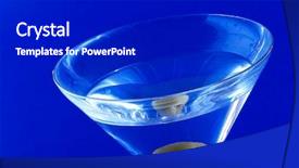  Presentation with james bond - Presentation design having james bond - martini on blue background background and a black colored foreground