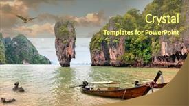  Presentation with james bond - Audience pleasing slide deck consisting of nova scotia duck tolling retriever backdrop and a tawny brown colored foreground