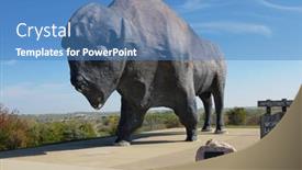  Presentation with north dakota - PPT layouts enhanced with jamestown-north-dakota-3-oct background and a teal colored foreground