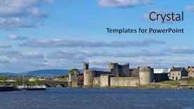  Presentation with michael schumacher king formula 1 - Beautiful presentation theme featuring jan steen - king john castle in limerick backdrop and a light blue colored foreground