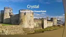  Presentation with king - PPT layouts consisting of jan steen - king john castle in limerick background and a teal colored foreground