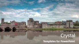  Presentation with john adams - Colorful PPT theme enhanced with jan steen - king john castle in limerick backdrop and a gray colored foreground