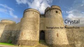  Presentation with john calvin - Slide deck enhanced with jan steen - king john castle in limerick background and a coral colored foreground