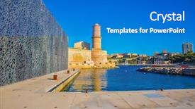  Presentation with blue water - Audience pleasing PPT theme consisting of jan steen - warm sunny day backdrop and a teal colored foreground