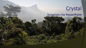  Presentation with forest - Slides featuring janeiro with christ the redeemer background and a lemonade colored foreground