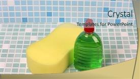  Presentation with cleaning the school - Audience pleasing slide deck consisting of janitorial services - protective and cleaning products backdrop and a  colored foreground