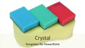  Presentation with hvac air duct cleaning presentations - Slide set consisting of janitorial services - protective and cleaning products background and a blonde colored foreground