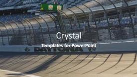  Presentation with motorsports - Audience pleasing theme consisting of january-05-2017-daytona-beach backdrop and a dark gray colored foreground