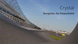  Presentation with motorsports - PPT theme having january-05-2017-daytona-beach background and a  colored foreground