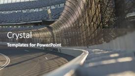  Presentation with motorsports - Colorful slide deck enhanced with january-05-2017-daytona-beach backdrop and a dark gray colored foreground