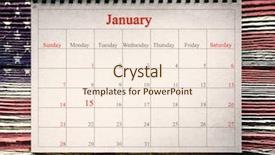  Presentation with martin luther king - PPT layouts enhanced with january 15 in the calendar background and a cream colored foreground