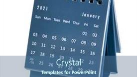  Presentation with january - Beautiful slide set featuring january-2021-spiral-desktop-calendar backdrop and a ocean colored foreground