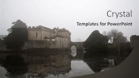  Presentation with england - Amazing PPT theme having january-25-2017-leeds-castle backdrop and a white colored foreground