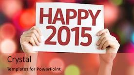  Presentation with happy birthday card brother - Audience pleasing PPT layouts consisting of january effect - happy 2015 card with colorful backdrop and a  colored foreground