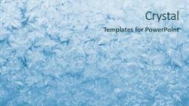  Presentation with light blue - Presentation design having january effect - light blue frozen window glass background and a sky blue colored foreground
