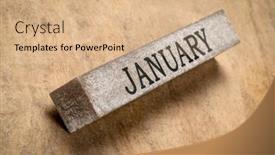  Presentation with january - PPT layouts enhanced with january-text-on-grunge-wooden background and a  colored foreground