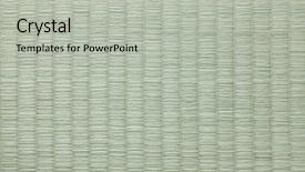  Presentation with traditional japan - PPT theme having japan art - tatami mat flooring material background and a light gray colored foreground