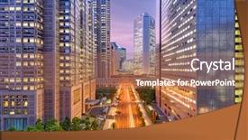  Presentation with tokyo - Amazing slide deck having japan cityscape past the metropolitan backdrop and a coral colored foreground
