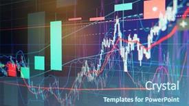  Presentation with stock market - Beautiful slides featuring japan finance - stock market chart graph analysis backdrop and a ocean colored foreground