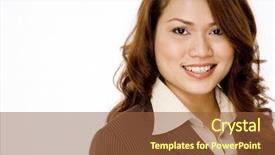  Presentation with pressure washing business proposal pre - Cool new PPT theme with japan finance - young pretty woman in business backdrop and a tawny brown colored foreground