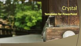  Presentation with kyoto - Presentation having japan-kyoto-ninna-ji-temple background and a  colored foreground