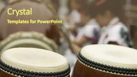  Presentation with japan - Cool new presentation with japan nikko taiko drumming backdrop and a violet colored foreground