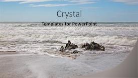  Presentation with japan - PPT layouts having japan-sea-coast-autumn-evening background and a light blue colored foreground