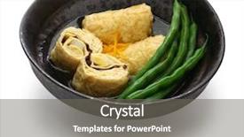  Presentation with indian food chicken curry dish - Cool new theme with japan wine - yuba maki tofu skin dish backdrop and a  colored foreground