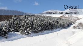  Presentation with ski - Amazing theme having indios - coachella valley and salton sea backdrop and a  colored foreground.