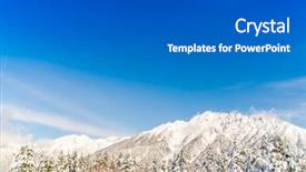  Presentation with mountain snow - Amazing PPT layouts having japan winter mountain with snow backdrop and a gray colored foreground
