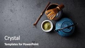  Presentation with asian culture - PPT layouts consisting of japanese - arrangement of a cast iron background and a gray colored foreground