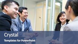  Presentation with corporate - Amazing presentation theme having japanese - corporate people having a business backdrop and a ocean colored foreground